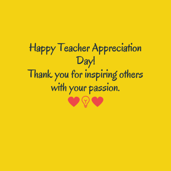 Happy Teacher Appreciation Day (& Week) - English Outside The Box