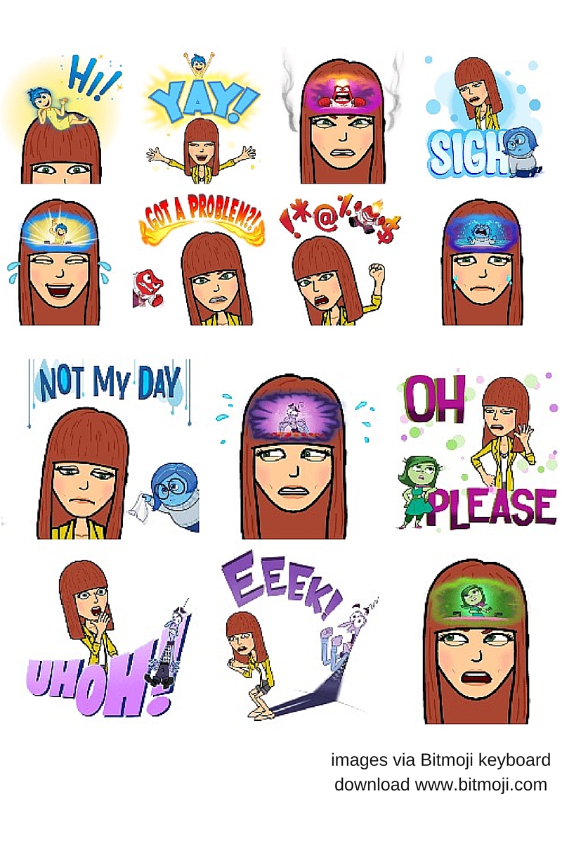 inside out bitmoji, free english lesson online, learn english online with this lesson plan about interjections and exclamations in english