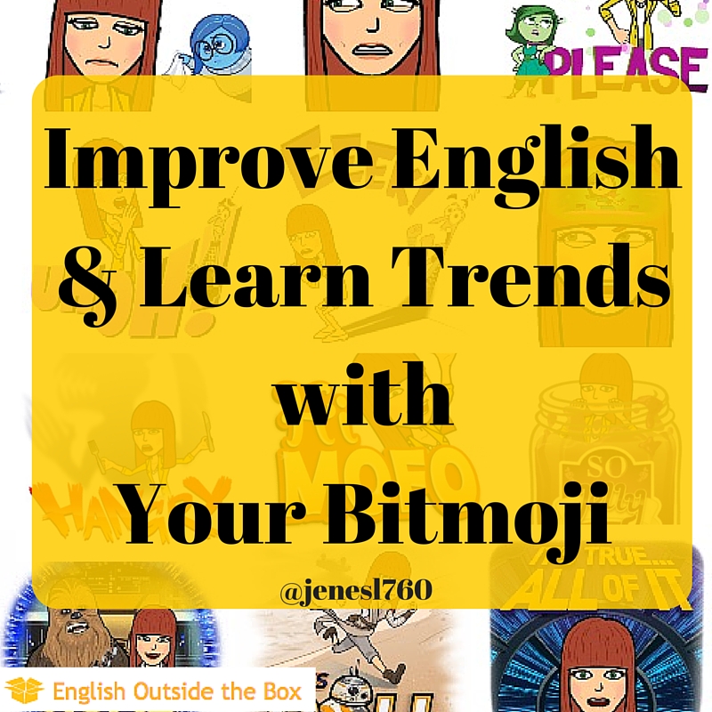 Learn English online with a bitmoji. Free English lessons for teachers
