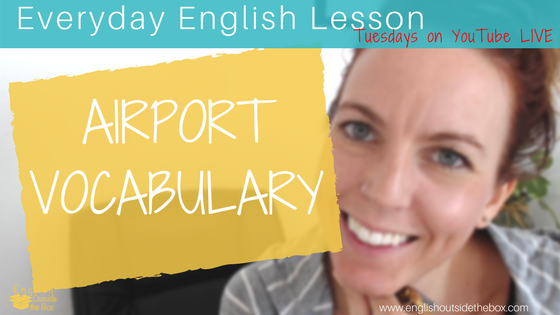 airport vocabulary in english