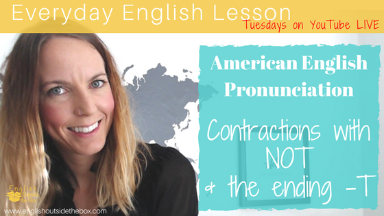 how to pronounce contractions in American English